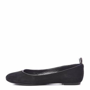 Extremely Rare: Louis Vuitton Uniformes Black Suede Leather Ballet Flats